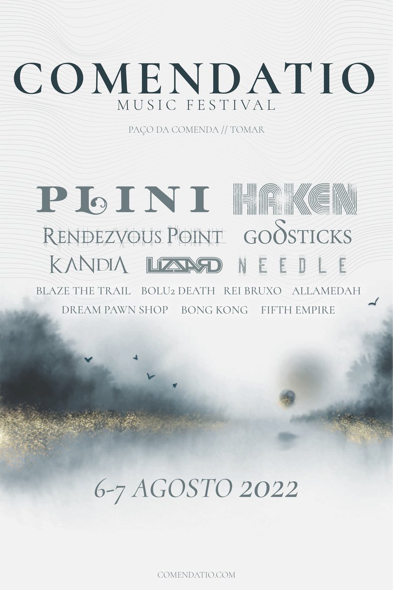 Godsticks's tweet photo. Just a few more days until the Comendatio Music Festival begins - we are soooo excited! 😆 Check out the poster and running times below, hope to see you there! 🇵🇹 #Godsticks #Inescapable #Kscope #Comendatio #ComendatioMusicFest #Festival #Portugal https://t.co/qVrKMW0Hv3