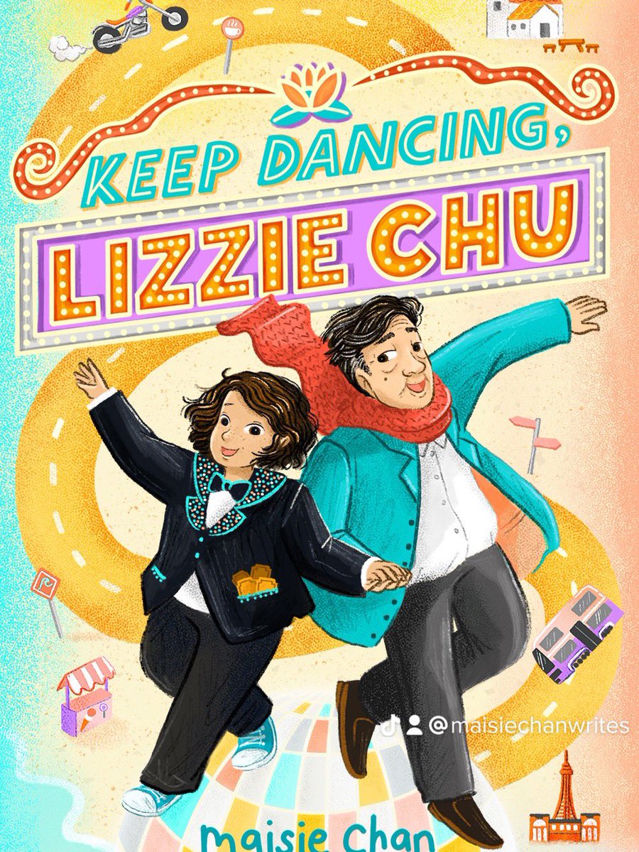 Side by side! Danny Chung Sums It Up (my debut novel title in the U.S.) next to Keep Dancing, Lizzie Chu which comes out March 28 in North America.