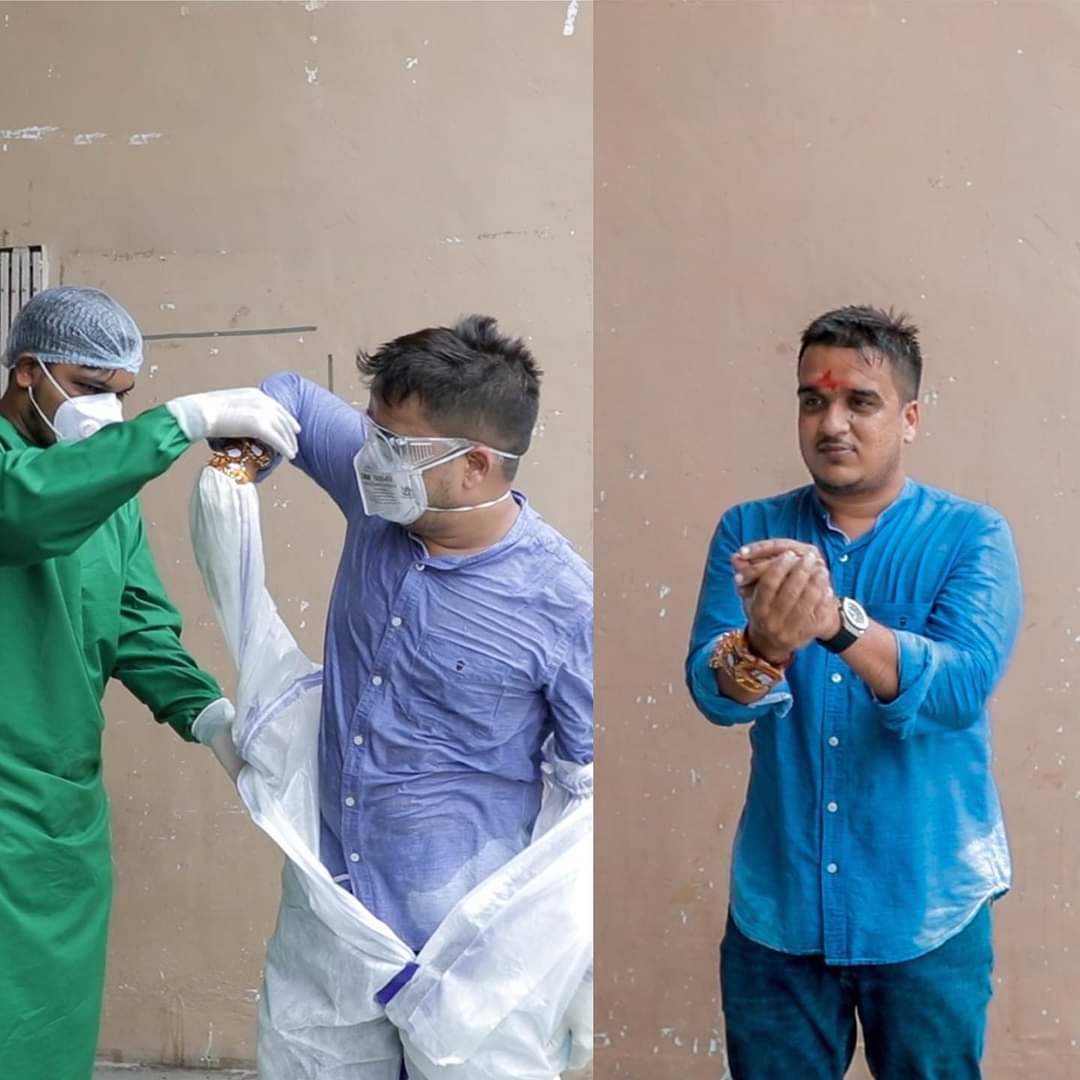 sanghaviharsh's tweet photo. Flashback of memories.

Everytime I see this picture, it reminds me of the selfless work our medical staff has done.

Truly an appreciation post for the medical fraternity.
#Medical #Covid_19 https://t.co/7Qkv0Pug6D