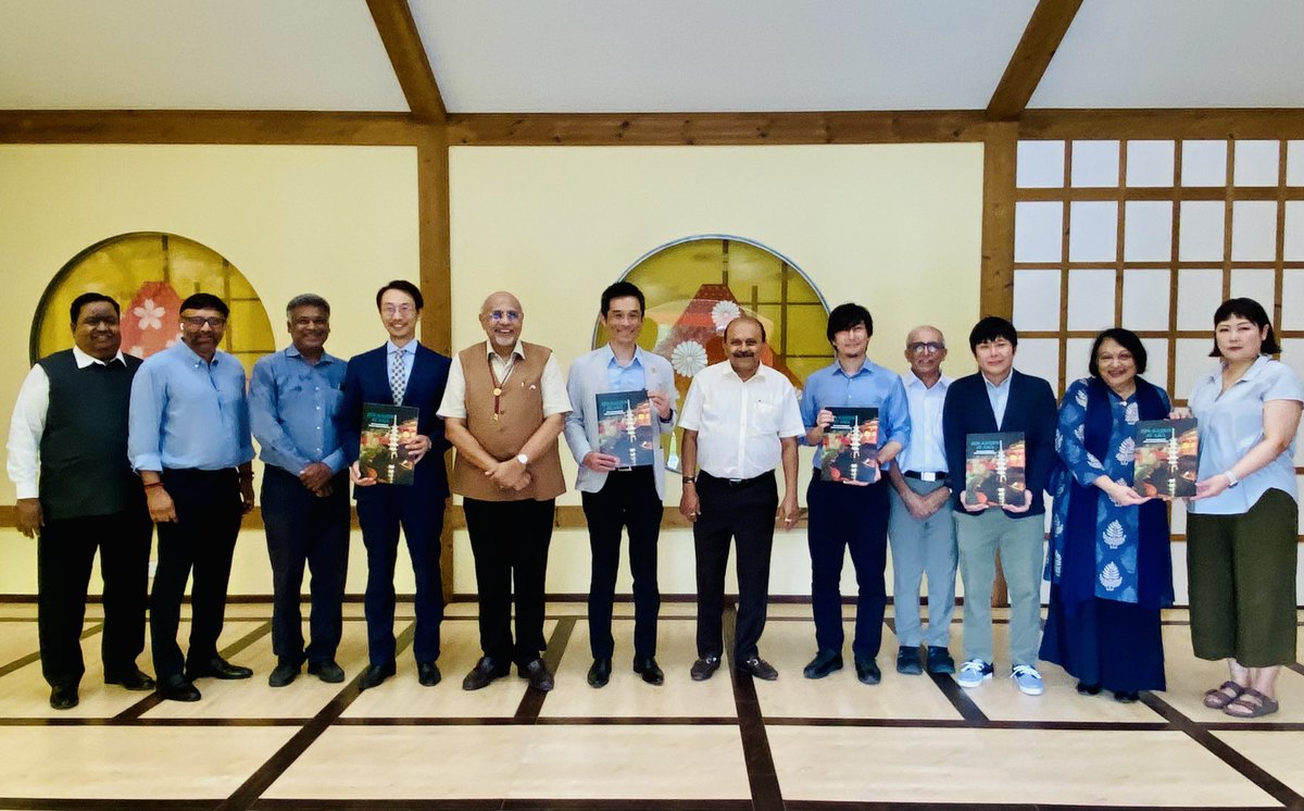 MukeshPatelTax's tweet photo. KEM CHHE KONNICHIWA🌸 @IndoJapanGujrat &amp; @ama_ahmedabad privileged to Welcome Board Members of JAPANESE ASSOCIATION in GUJARAT at Japan Centre &amp; Zen-Kaizen at AMA! OTSUKA PHARMA, MIZUHO BANK, JETRO, HONDA &amp; TDSG were represented! Resolved to Work in Close Cooperation!#JapanIndia https://t.co/XUm45C7J9h