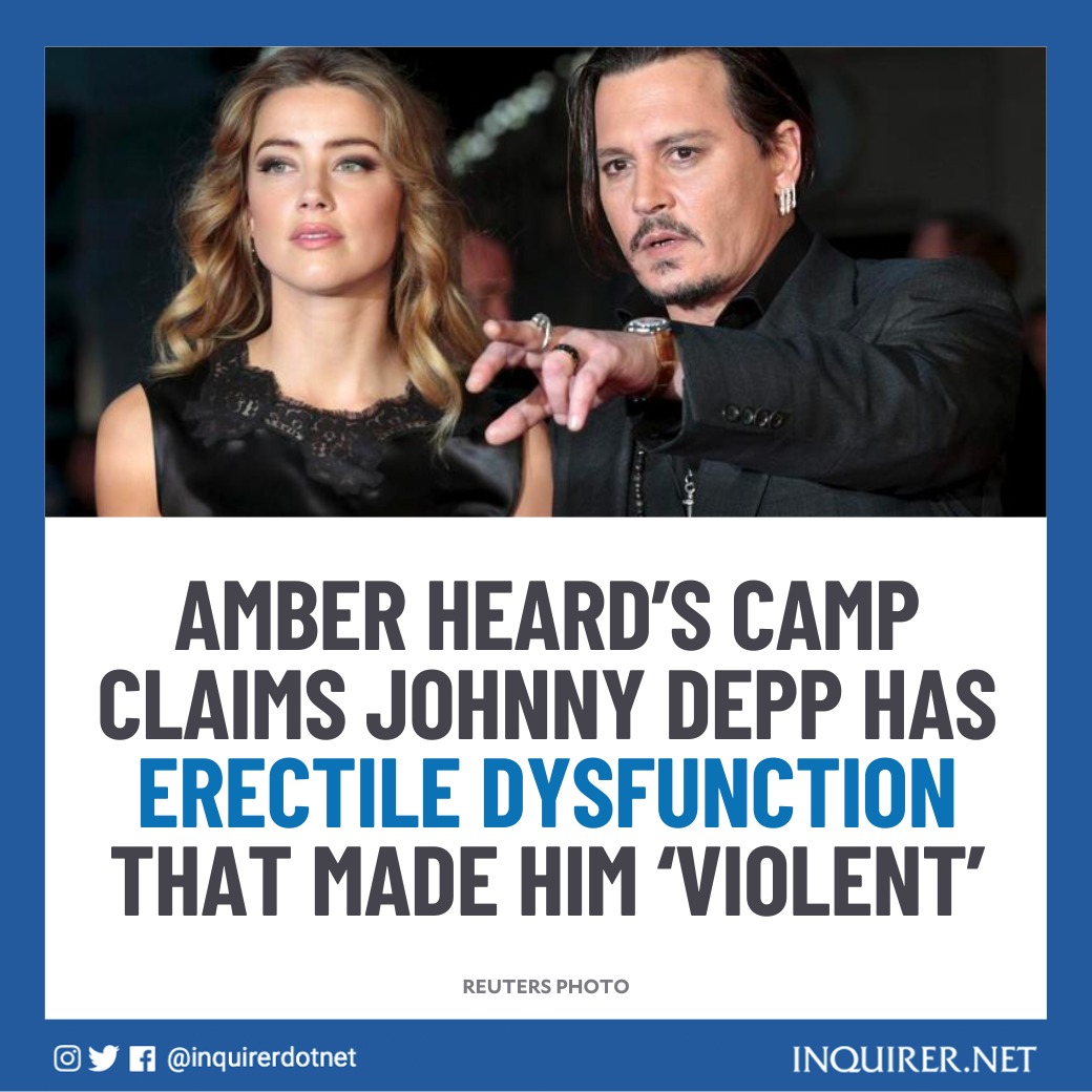 Inquirer on Twitter "Amber Heard’s camp has claimed in newly unsealed(02)