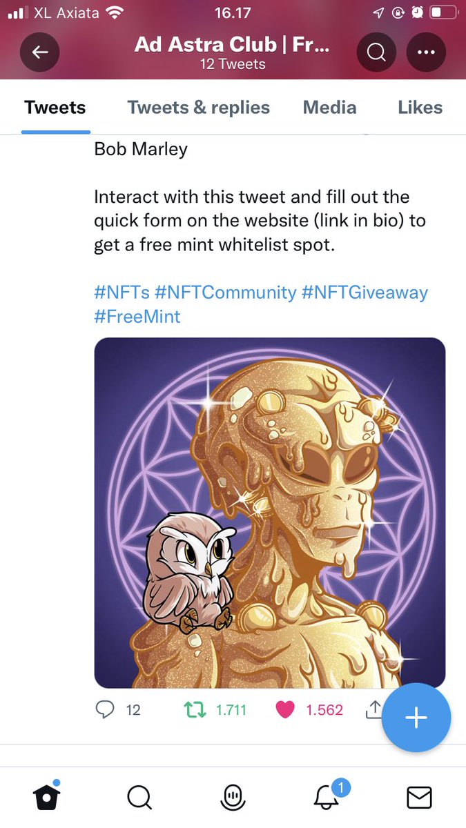 menanteabigwin's tweet photo. @Missypromotes @nftadastra task done https://t.co/b17l1ErLOA