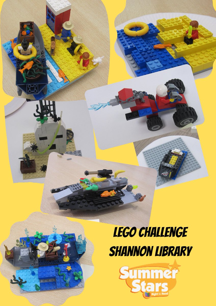 clarelibrary's tweet image. Well done to all the builders that took part in #ShannonLibrary’s #LegoChallenge sessions. Over 80 children worked on their creations based on a theme given on the day. Congratulations to our prize-winners, Dara from the junior category and Daniella from the senior category.