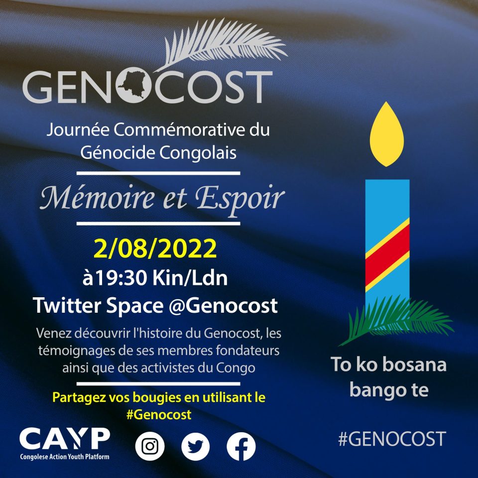 DieuYesse's tweet photo. #JournéeCommémorativeduGénocideCongolais

Nous ne vous oublierons jamais même lorsque le monde restera silencieux 🤫 sur le génocide congolais !

#UNHumanRights  #Genocost #Est_DRC_News https://t.co/ApwRGAjF7s