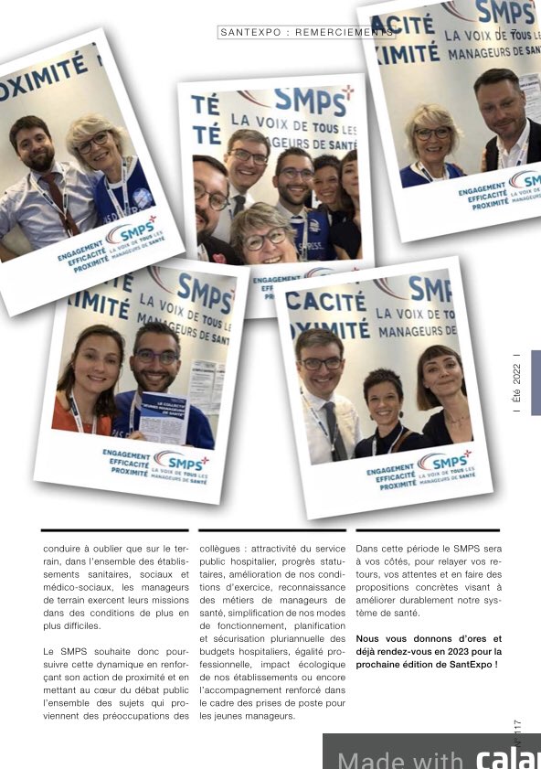 c_triballeau's tweet image. Mieux que Closer ou Paris-Match,  le numéro de l’été 2022 du magazine du @SMPS_national est sorti !
A lire à l’ombre et les pieds dans le sable pour se mettre tranquillement a jour des dernières actus de nos métiers avant la rentrée !
☀️😎☀️😎
⤵️⤵️⤵️
fr.calameo.com/read/007135062…