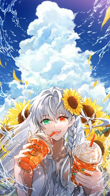 「blue sky petals」 illustration images(Latest)｜21pages