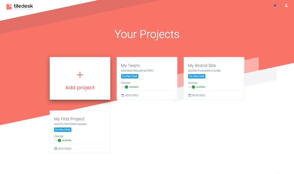 tiledesk's tweet image. With the new choice to switch to #singlecodebase, we now give EVERYONE the #MultiProject option (already available in the cloud version). Unleash your creativity creating as many projects as you want on a single Tiledesk instance! 🚀#opensource #chatbot #livechat #CustomerService