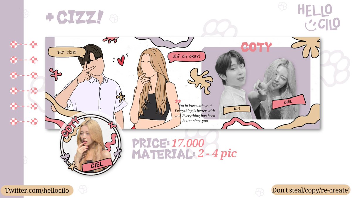 hellocilo's tweet image. RT will be appreciated!!

HAIII!!! besok jam 18.20 nanti, aku open req untuk anak barukuuu 🎉 Aku open santai sampe aku rasa cukup dan tanpa max order 😼 formnya ada dibawah yaaa!

sfu. #zonauang #zonajajan