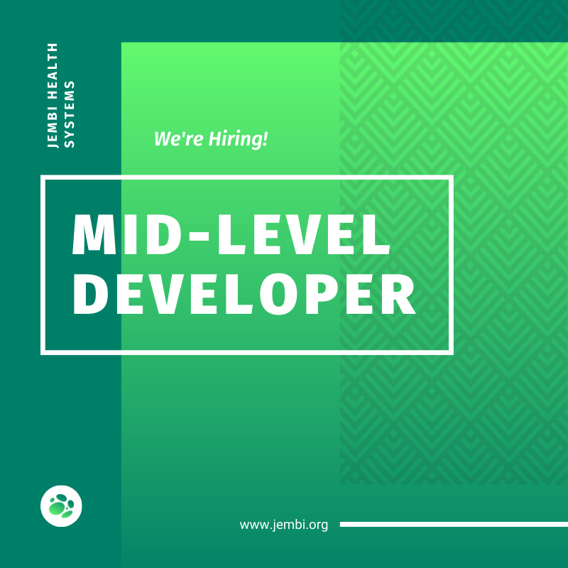 jembi_hs's tweet photo. Exciting new Mid-Level Developer position: https://t.co/qP9TicFEhM https://t.co/I3DMnzH818