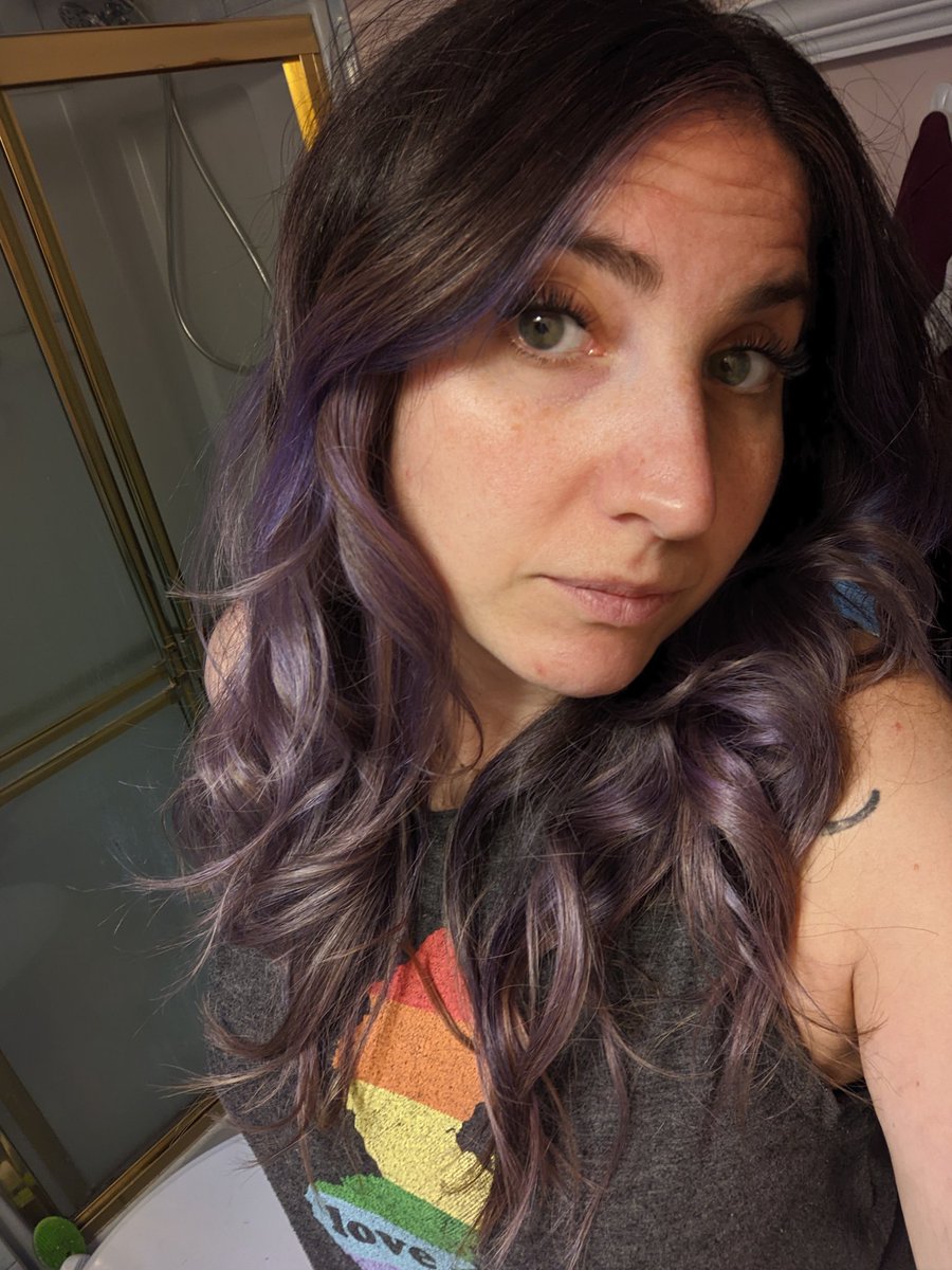 Purple hair, don't care.