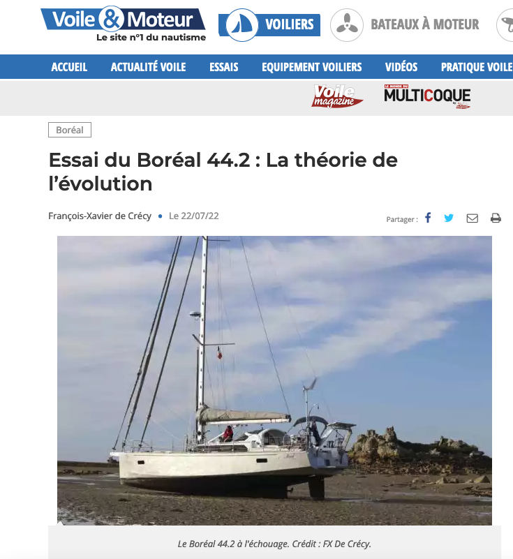 Nouveautés #GrandPavois - Le nouveau #Boreal 44.2 sera exposé du 27 sept. au 2 oct. au salon référence des passionnés. le #GrandPavois, le salon des bateaux de grands voyages. A lire : voileetmoteur.com/essai/voiliers…