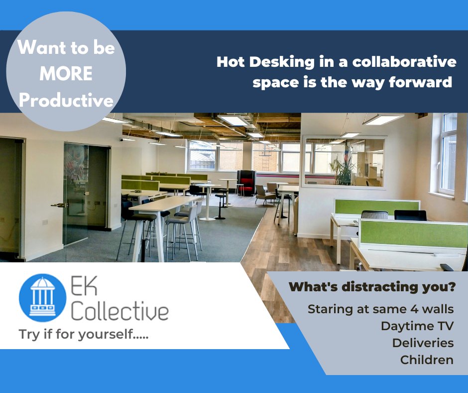 Your staff can escape the Kitchen table and the commute book hotdesk or meeting space in #Eastkilbride #coworking space through #Desana operator.desana.io