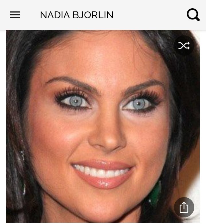 Happy birthday to this great actress with the beautiful eyes. Happy birthday to Nadia Bjorlin 