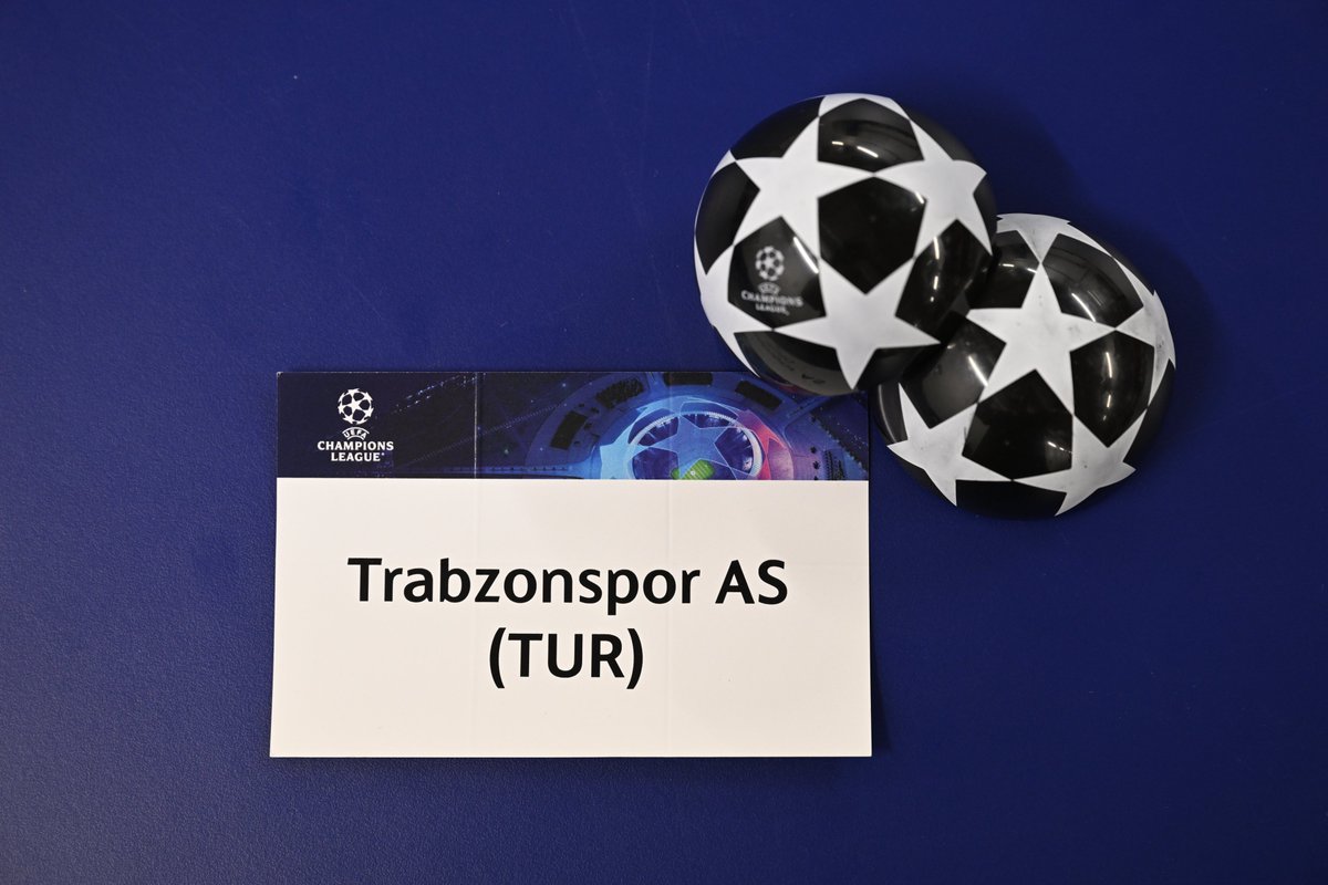 🇹🇷 Turkish champions Trabzonspor in group stage 🔜❓

#UCLdraw