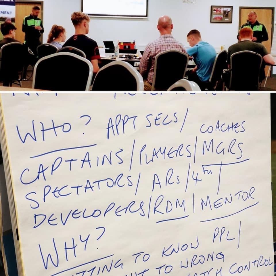 NEW REFEREES | We’re up and running with our first 14 candidates of the season! 👊

Another 50 already signed up for one of our forthcoming courses 😊

📌 Richmond School
📌 <a href="/AcklamGreenCntr/">Acklam Green Centre</a>
📌 York Community Stadium 

Want to join the third team? 👇

bit.ly/3H3Enci