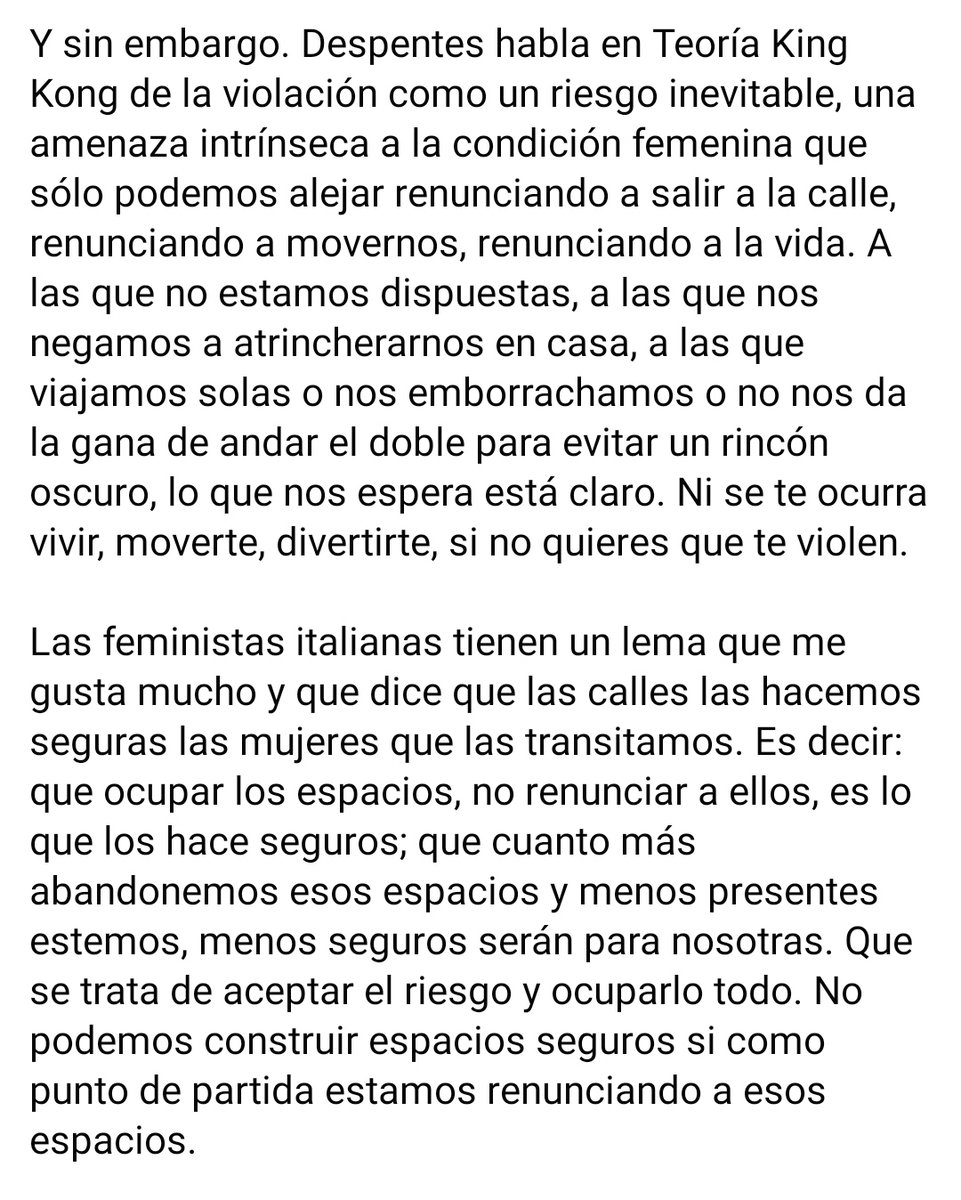 Vidadebohemia's tweet photo. Escribí esto en 2018 y lo recupero ahora a raíz de lo de los pinchazos. Lo siento pero no: nada de abandonar las fiestas, nada de sembrar el pánico, nada de parar la música si no es para gritar que no van a poder con nosotras y volver a ponerla más fuerte. https://t.co/GXFxtNwOHO