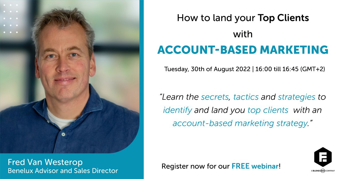 With Account-Based Marketing, we can show you how to land that account you’ve always wanted, regardless of industry.

Learn more:
hubs.li/Q01hXm-B0

#ABM #Strategy #Marketing #Webinar