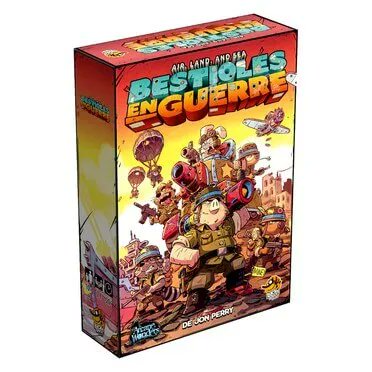 Dans Air, Land &amp; Sea – Bestioles en Guerre, deux joueurs se disputent le contrôle de chaque théâtre de guerre en jouant des cartes et en utilisant stratégiquement leurs capacités spéciales pour gagner des batailles.
ludicorner.be/produit/air-la…