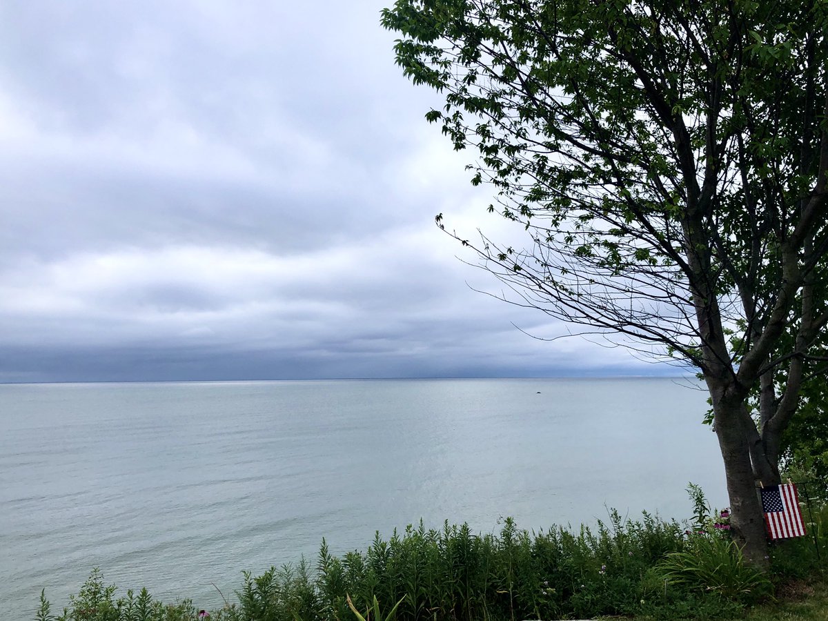 wandaeichler's tweet image. It’s 8:00 EDT on the shore. Still 66 degrees F. I stood here this morning, wishing the container ship Razoni safe passage to Istanbul and then Lebanon. #GreatLakes #MichiganSummer
