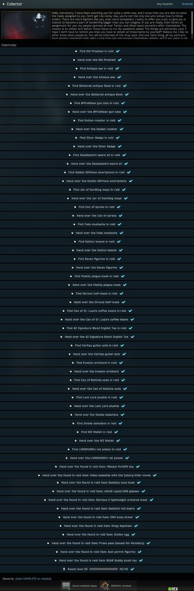 What a journey... i think it's time to touch some gras and update my tinder bio <a href="/bstategames/">Battlestate Games</a> #EscapeFromTarkov 😱🔥