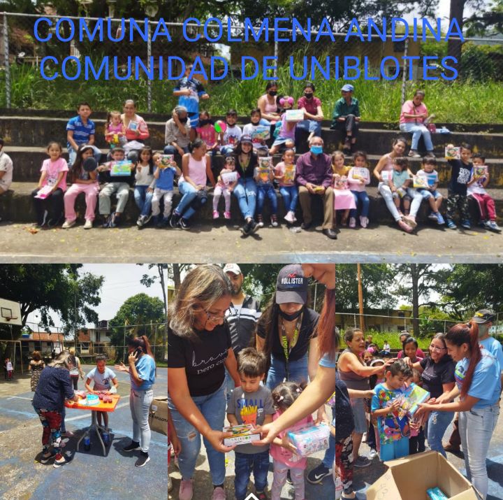 comunacolmenaa1's tweet photo. Desde la comuna colmena andina celebramos el dia del nino con actividades infantile en todo el territorio comunal organizado por las Fuerzas patrioticas alexis vive y con apoyo de @Silfredo_SC @YurbyGarcias @JulioGarciaZ seguimos contruyendo poder popular @PSUVTachira @jaarreaza https://t.co/v1BsuJ0je5