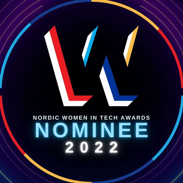aifortytwo's tweet photo. AI42 has been nominated for a Nordic Women in Tech award as Initiative of the Year of 2022! We can't wait to see where this is going! 🥳
#NWIT2022 #NWIT @NWITawards @aifortytwo #AI42 https://t.co/1ku8S5v07k