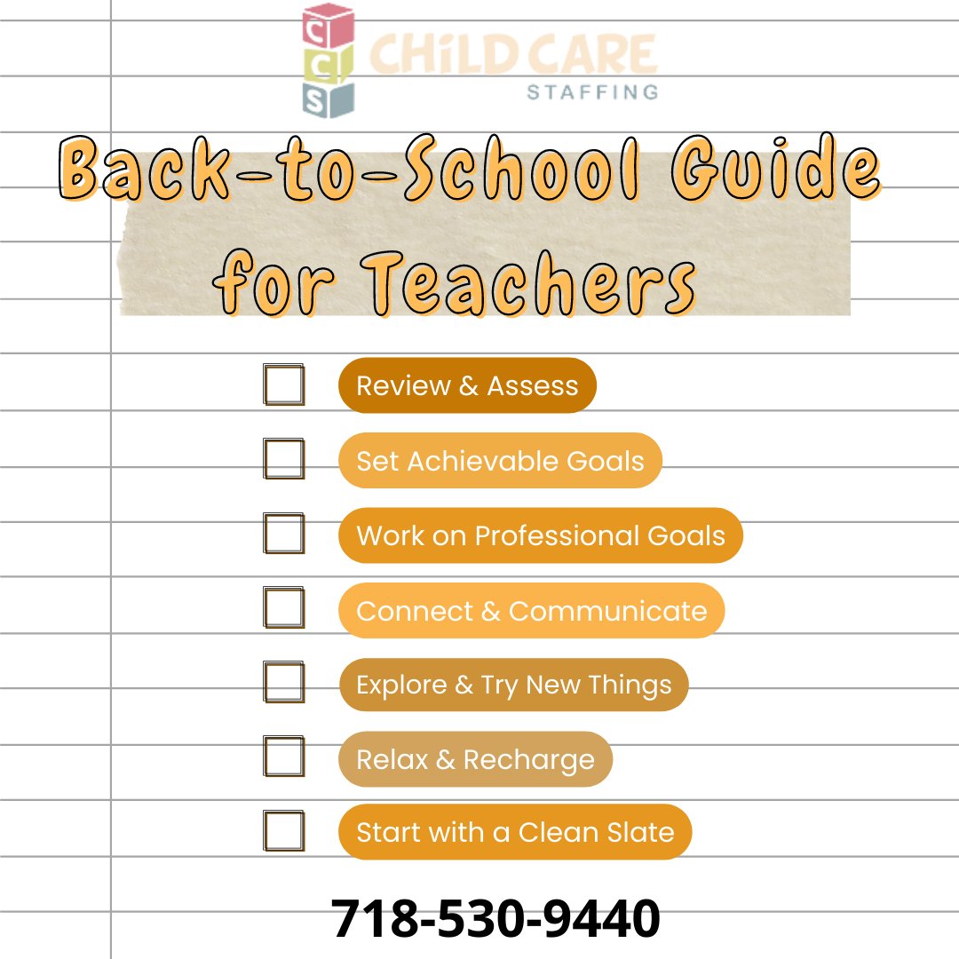 CCStaffingInc's tweet photo. Check out this article from Kaplan for in-depth suggestions: https://t.co/2mDvV6Pt2v
#backtoschool #newschoolyear #freshstart #teacherguide #checklist #preparation #educators #children #teaching https://t.co/MCqA3ENYpb