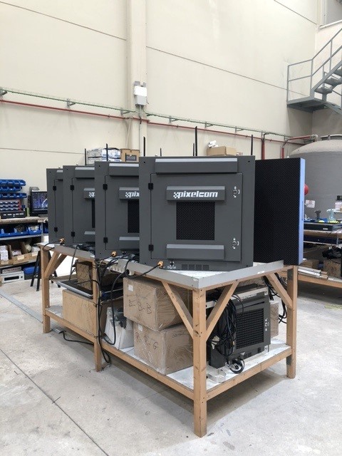 Pixel_Com_'s tweet photo. Getting ready to go to Alcañiz! Our team is in full swing preparing and testing 21 𝗹𝗶𝗴𝗵𝘁 𝗽𝗮𝗻𝗲𝗹𝘀 at the 
𝗔𝗻𝗶𝗺𝗼𝗰𝗮 𝗕𝗿𝗮𝗻𝗱𝘀 𝗚𝗿𝗮𝗻𝗱 𝗣𝗿𝗶𝘅 to be held from 16-18 September at @AragonMotorLand. 🏍💨
Safety and speed must always go hand in hand!🤜🤛 #MotoGP https://t.co/Wb0sVlT48m