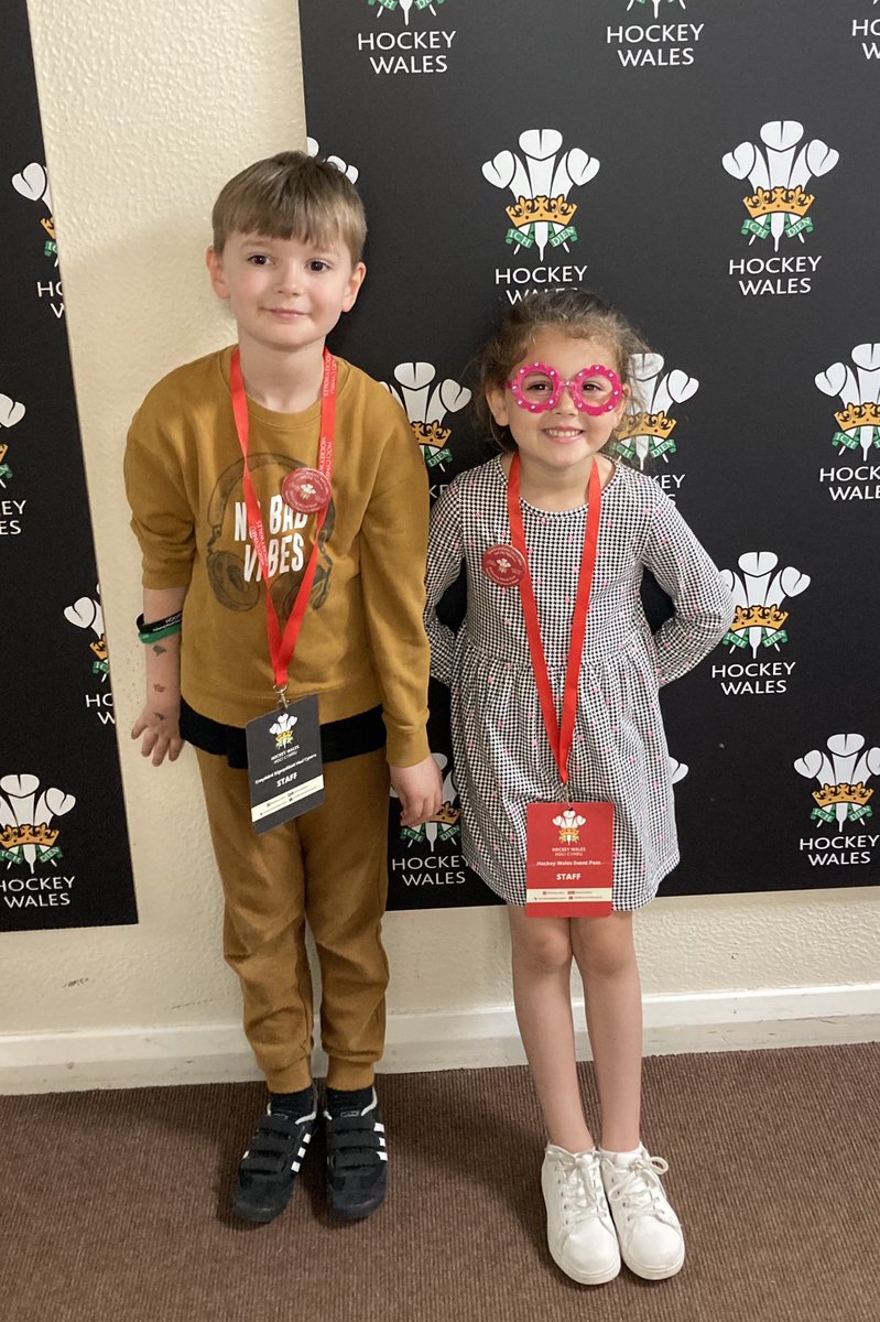Two little helpers in @HockeyWales office today, thank you Darcie and Harrison for all your hard work! ❤️💙 #GranddaddyDayCare #YoungAmbassadors