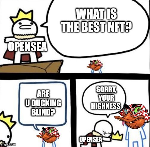 Uglyduckwtf's tweet photo. A rhetorical question 🤯
#NFT #NFTCommunity #NFTcollections #OpenSea #nftcollector #FreeMint https://t.co/ldQzFrtzui