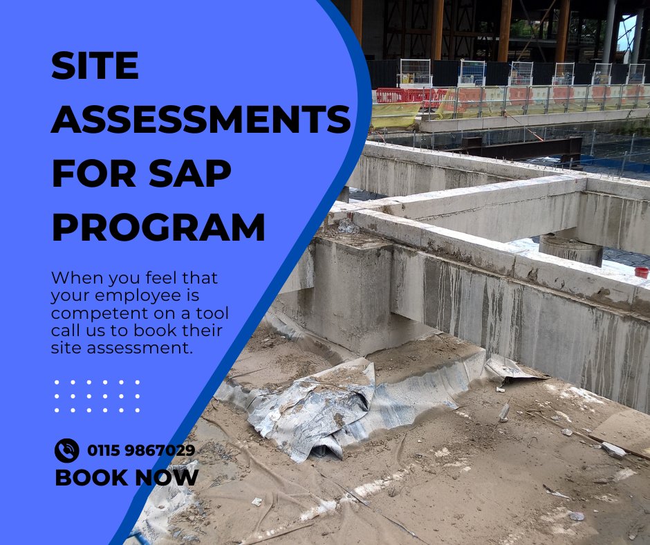 Don't forget to book site assessments in!

To book call 0115 986 7029 or email dsa@drillandsaw.org.uk