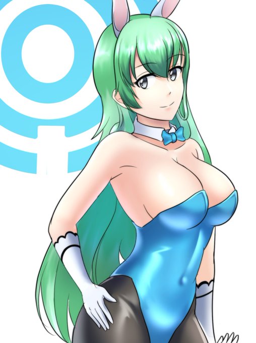 #バニーの日 
マトモなヤツがワンドロで描いた鈴谷くらいしかなかった😅 