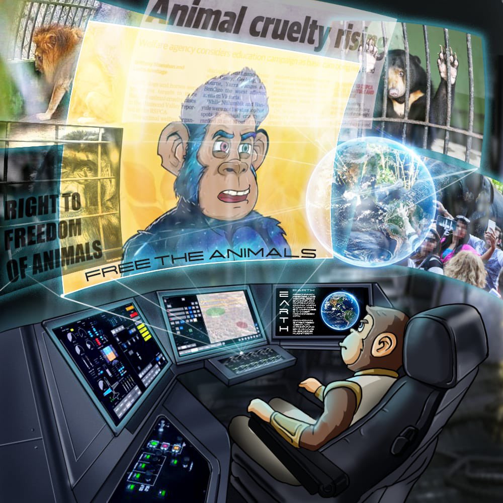 activechimps's tweet image. Soon, Active Chimps are landing on earth to take the matter in their hands. 
Join the gang!!!

Mint Date : 3rd August ⏰

Mint here: myzooverse.com
Discord: discord.gg/GyTaYkMZSa 

#NFTs #WAGMI #NFTCommunity #mint #opensea