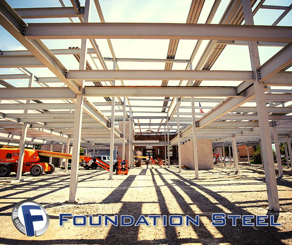 FoundationSteel's tweet image. It’s amazing how much a job can change in just a short few weeks. Lookin good #UnionIronworkers on the New Admin Services Bldg for the City of Bowling Green with Mosser Construction.
#FoundationSteel #UnionOperator #SteelErection #UnionStrong #IBuildAmerica #IBuildAmericaOhio