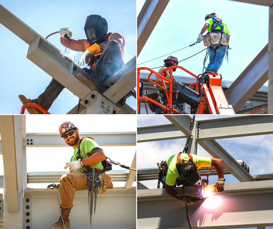 FoundationSteel's tweet image. It’s amazing how much a job can change in just a short few weeks. Lookin good #UnionIronworkers on the New Admin Services Bldg for the City of Bowling Green with Mosser Construction.
#FoundationSteel #UnionOperator #SteelErection #UnionStrong #IBuildAmerica #IBuildAmericaOhio