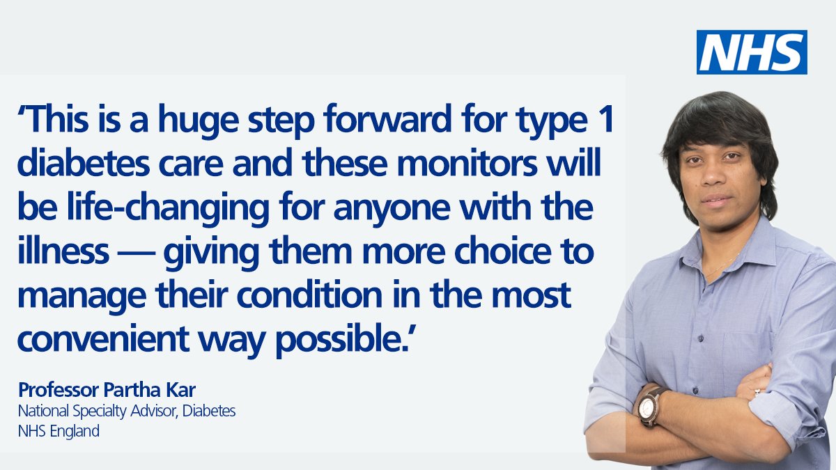 We're delighted this technology will be made available for all people with #Type1Diabetes following our independent committee's recommendation.

Find out more: https://t.co/majPGT309i #NICENews https://t.co/Q0ewpMLTXL