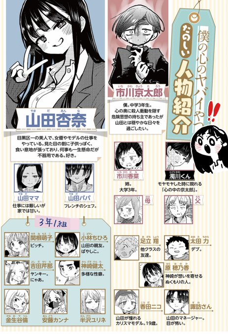 更新】思春期ラブコメ「僕の心のヤバイやつ」最新話が更新されました