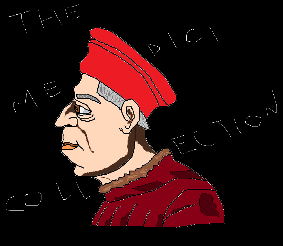BCWP_'s tweet photo. Here’s my entry for the #medicilogo competition. what if not a beautiful portrait of the famous cosimo de medici, hand drawn as in the 15th century https://t.co/5ZU06OE5eq