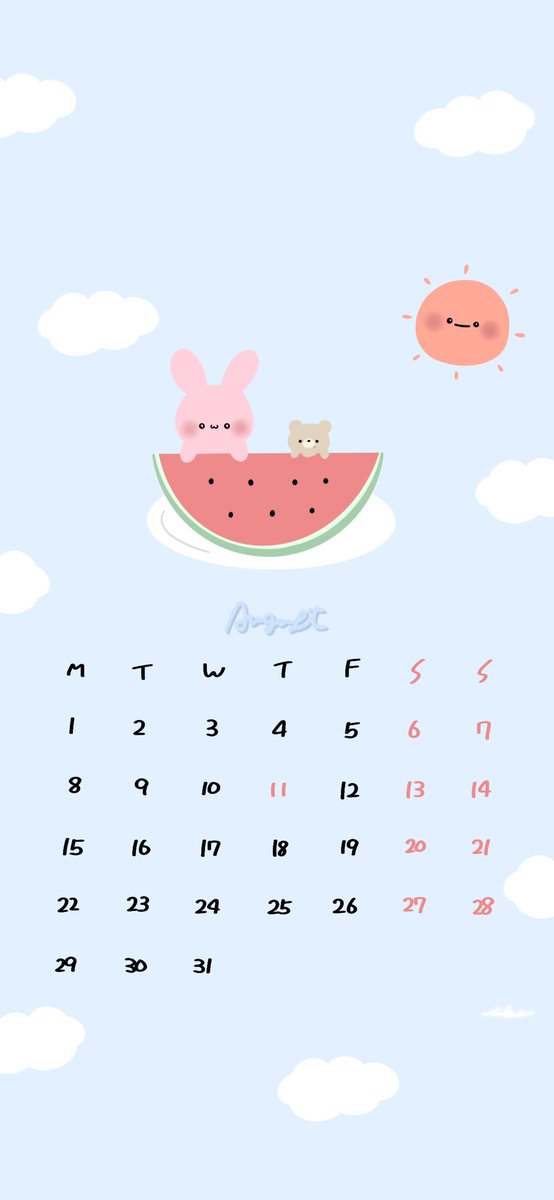 8月のカレンダー のイラスト マンガ コスプレ モデル作品 133 件 Twoucan