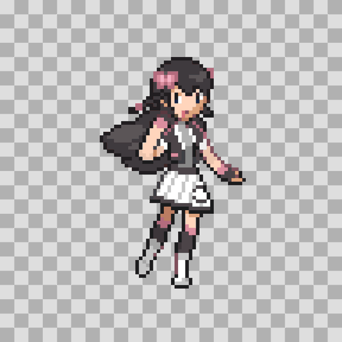 ポケモントレーナー風ドット絵のtwitterイラスト検索結果