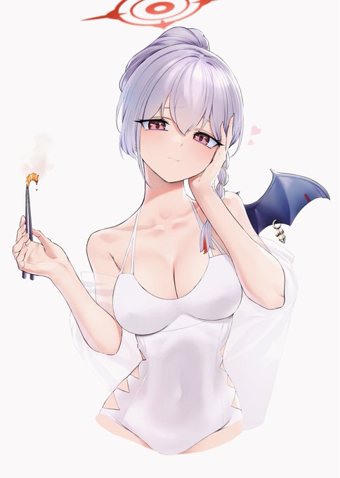 水着ハルナ
#ブルアカ 