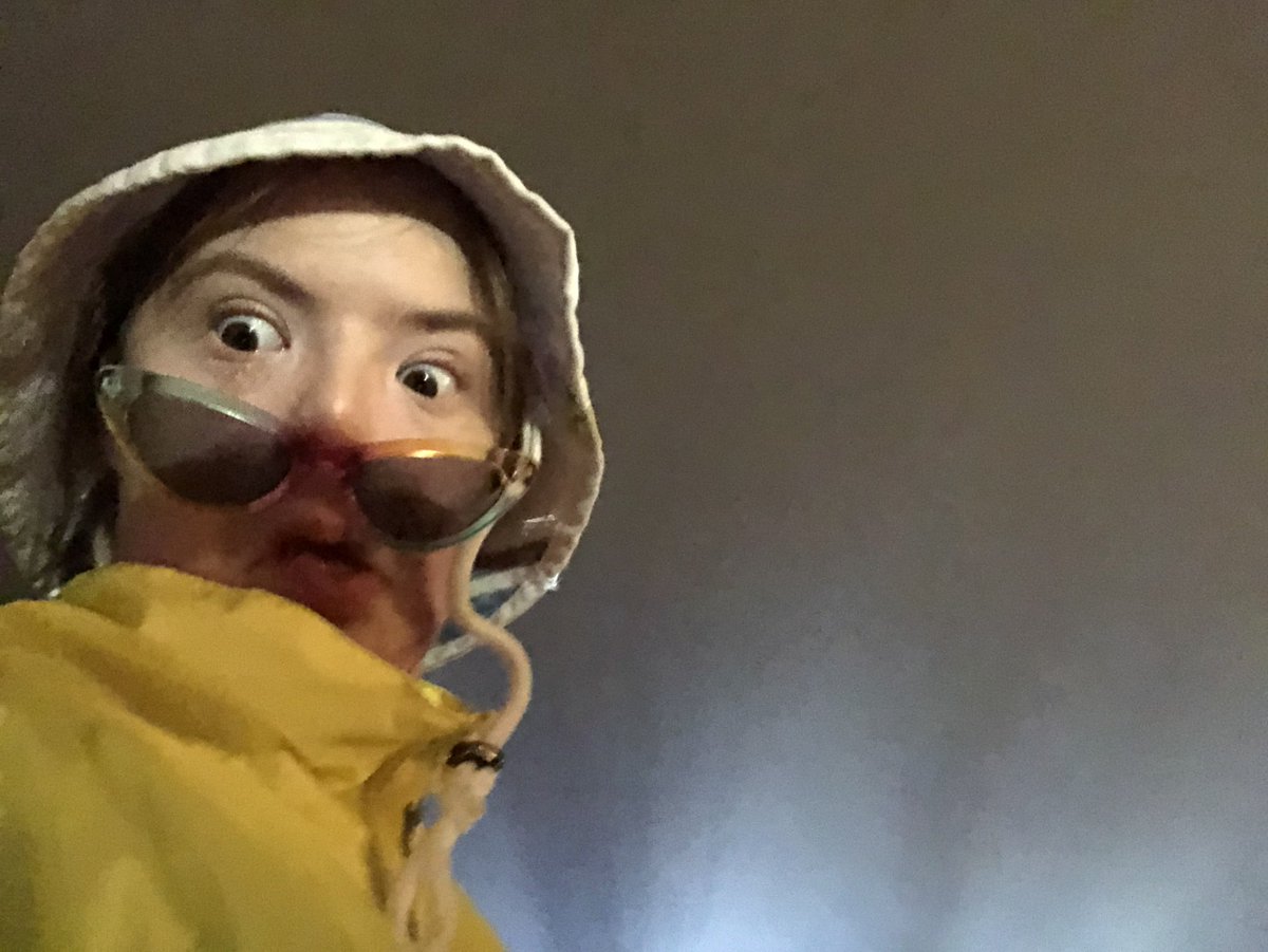 I couldn’t ❤️ this selfie more! Found in Natty’s phone after she watched <a href="/TheHappyMondays/">Happy Mondays</a> at <a href="/RockOysterFest/">Rock Oyster Festival</a> this weekend. #hermothersdaughter #raver #festivalqueen #downssyndromelife