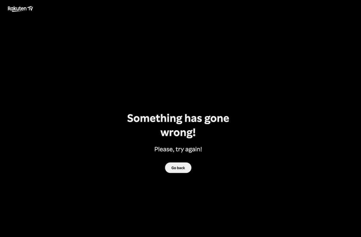 WayMak7's tweet photo. @RakutenTV is your website currently down? app and browser both are not working atm https://t.co/HejxFY7SZo