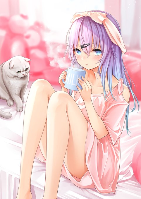 ホットミルクと猫 