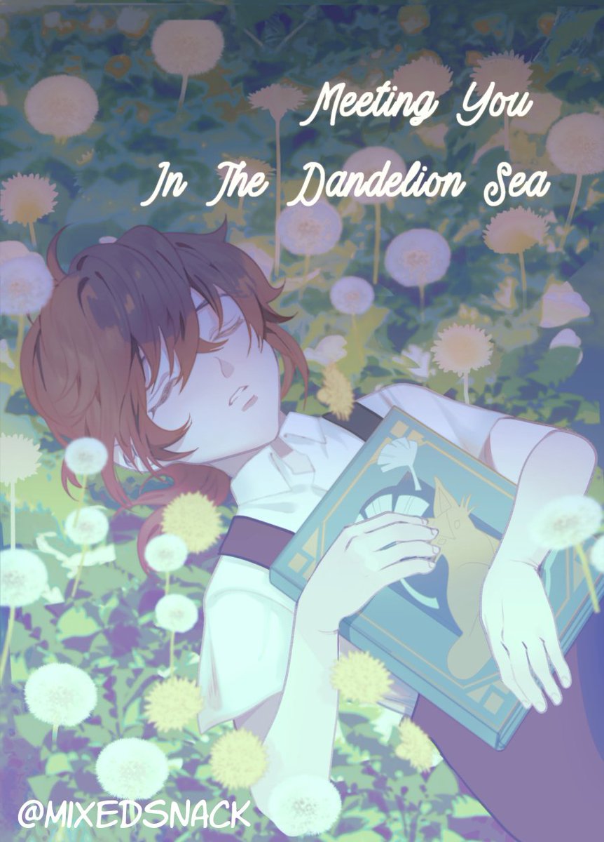 Meeting You in the Dandelion Sea, a 40 pages comic of DiluVen from me is up for pre-order! 

Order form is in the next tweet! RTs are appreciated, thank you! ❤️💚

#DiluVen 