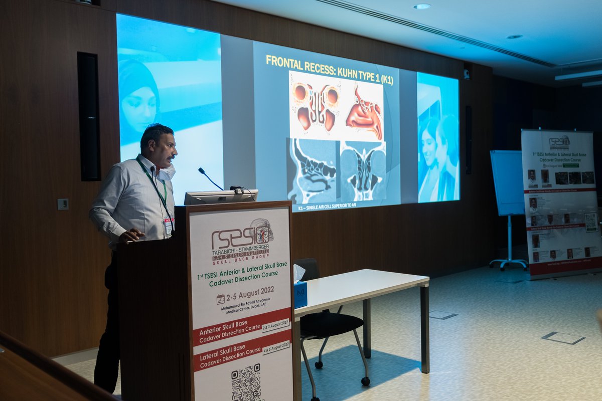 ENT_Academy_UAE's tweet photo. The TSESI Anterior Skull Base Course has officially started, headed by renowned skull base surgeon Dr. Satish Jain from India!
Click here to view the program: https://t.co/RPxDiYjtpR
#SkullBaseUAE #TSESICourse #CadaverCourse #ENTAcademy #MEAOHNS https://t.co/qXaKb3XG02