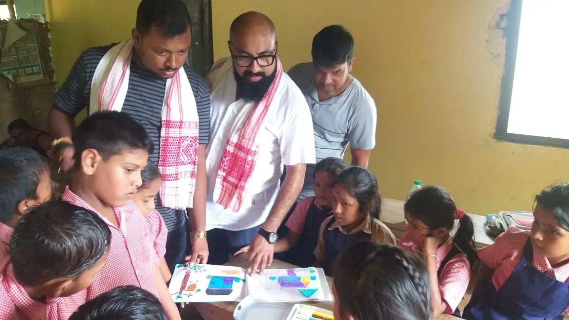 mriganka_dr's tweet photo. It's great to see & interact with #youngtalents ..our future, in #bilpar Primary Balika school @Bhabesh_KalitaR @DilipSaikia4Bjp @jayanta_malla @PhanindranathS3 @BJP4NALBARI @BJP4India @BJP4Assam https://t.co/Kve47kGOUG