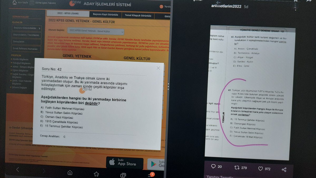 muhendisyenn's tweet photo. Bugün Instagram muhendisyen adlı hesabımıza sayısız mesaj geldi.. Şıkların dahi yeri aynı, bu tesadüf olamaz. Soru aynı, şıklar aynı, cevap yerleri dahi aynı fakat tesadüf diyorlar, yalancının mumu elinde sonunda söner. Açıklayın bunu !

#kpssdeikincifetoskandalı https://t.co/b5CMqzD0dm