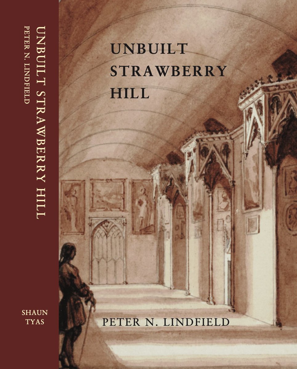 It’s always great to see the dust wrapper for a book…my second monograph is, after years of delay because of COIVD etc, finally nearly there. And what a book…looking at #unbuilt #strawberryhill and its #Gothic #architecture (external & internal) as well as #furniture.