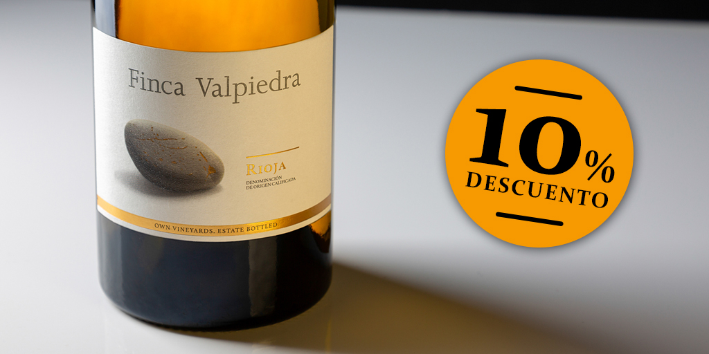 Comenzamos agosto con la frescura de nuestro Finca Valpiedra Reserva Blanco.  ¡Solo hasta el 7 de agosto! Tienes un 10% de descuento en nuestros blancos y rosados.